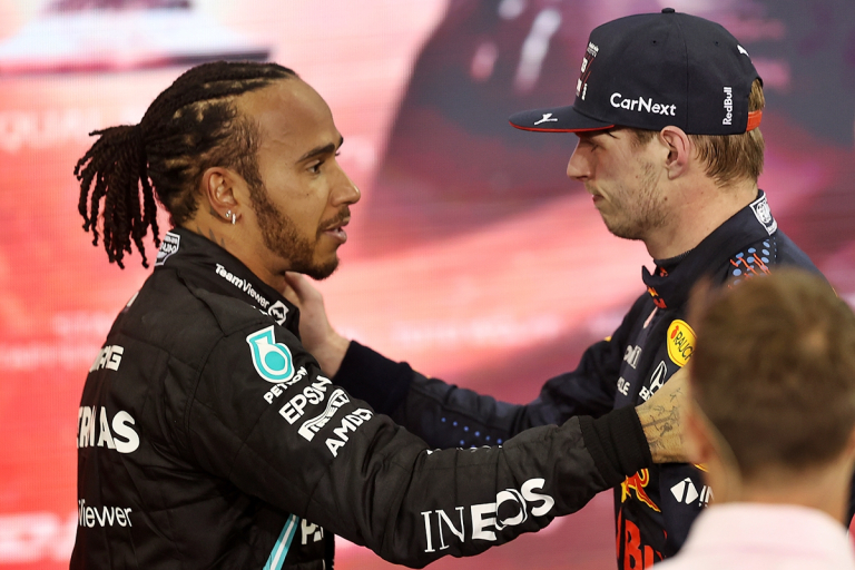 Lewis hamilton y max verstappen