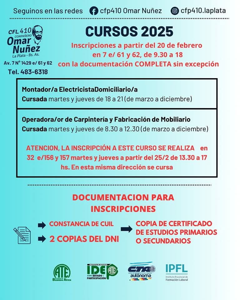 cursos 2025