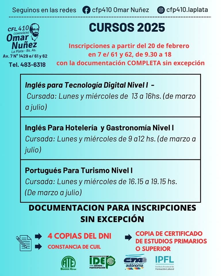 cursos 2025