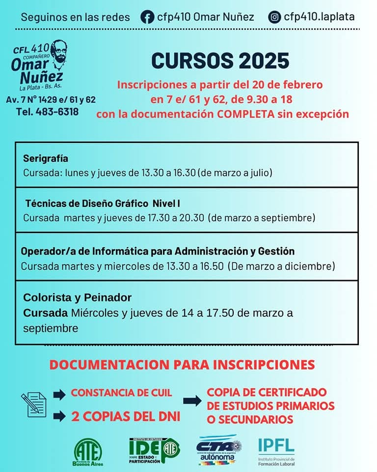 cursos 2025