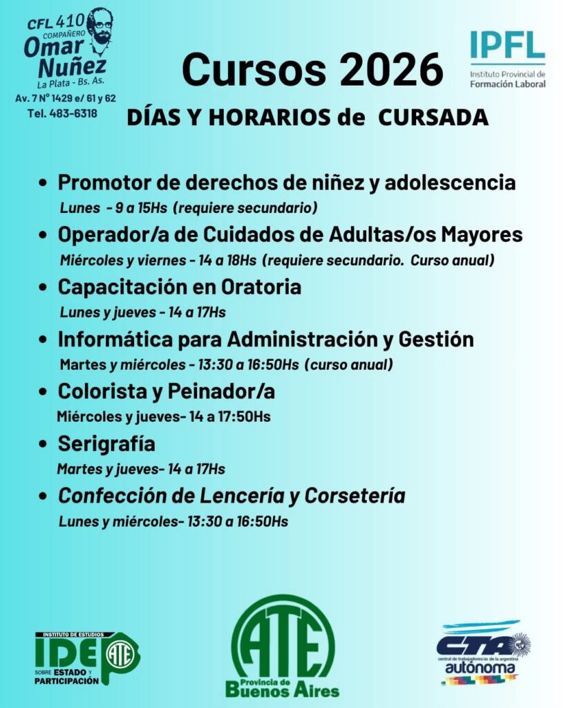 cursos 2026 2